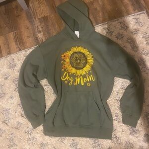 Sunflower dog mom sweatshirt